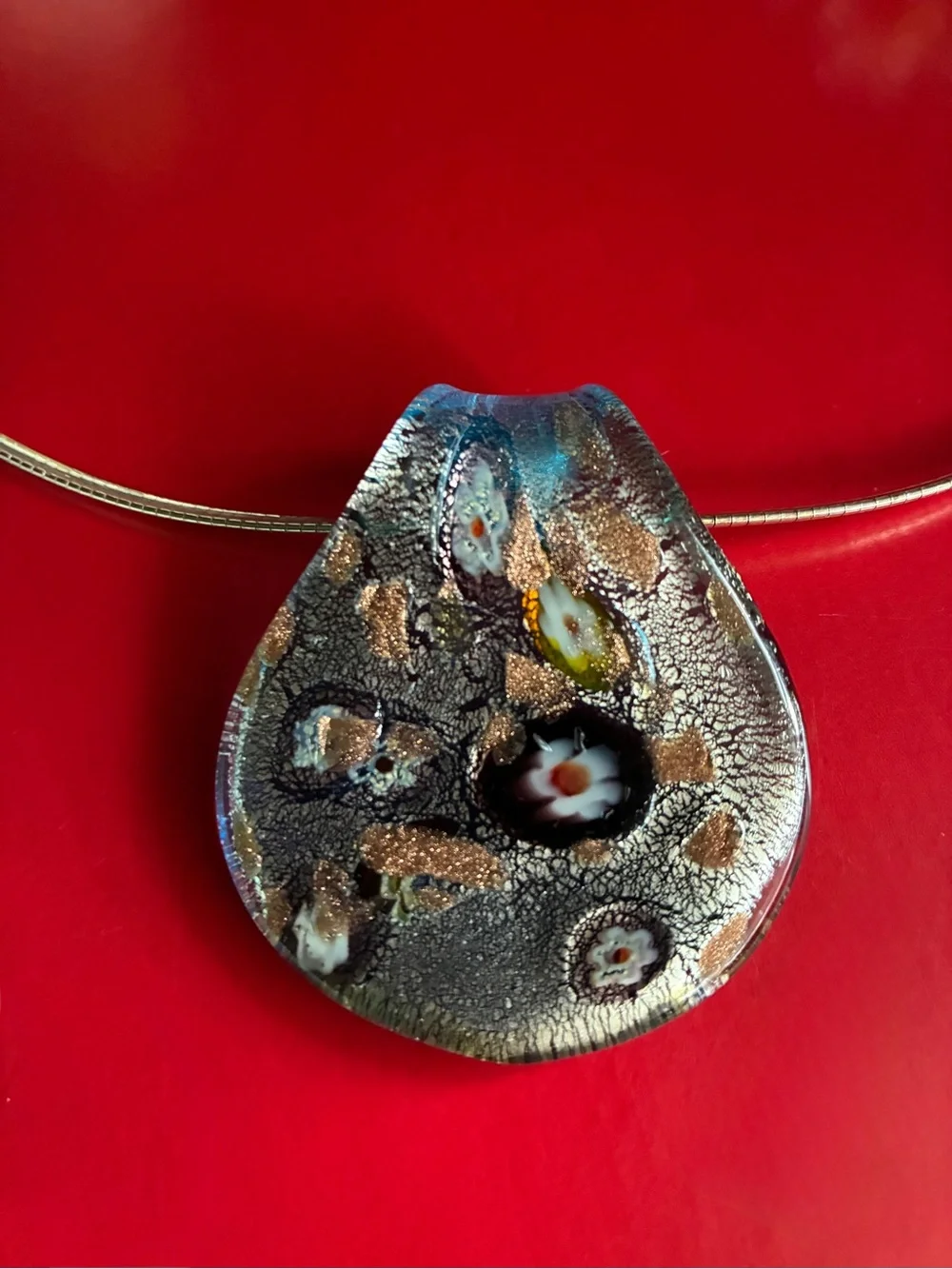 925 Sterling Silver striking teardrop